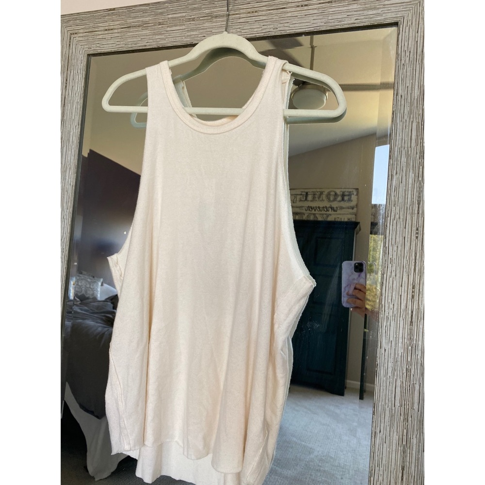 Free people super soft cream tank